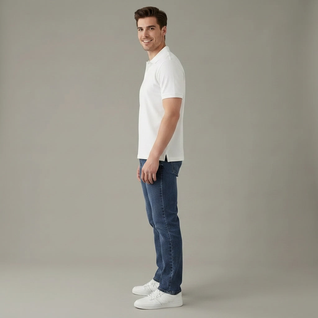 Men Regular Fit Mid-Rise Light Fade Stretchable Jeans