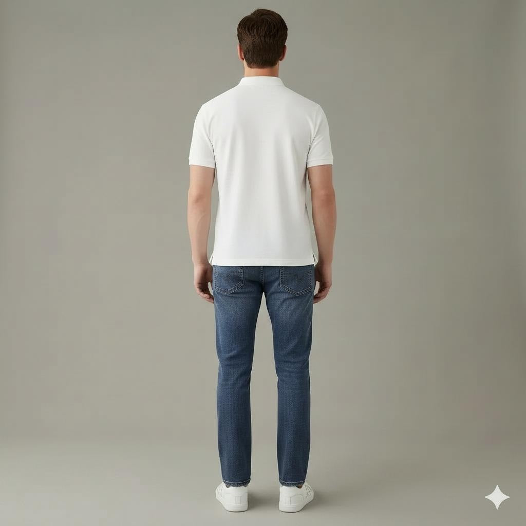 Men Regular Fit Mid-Rise Light Fade Stretchable Jeans