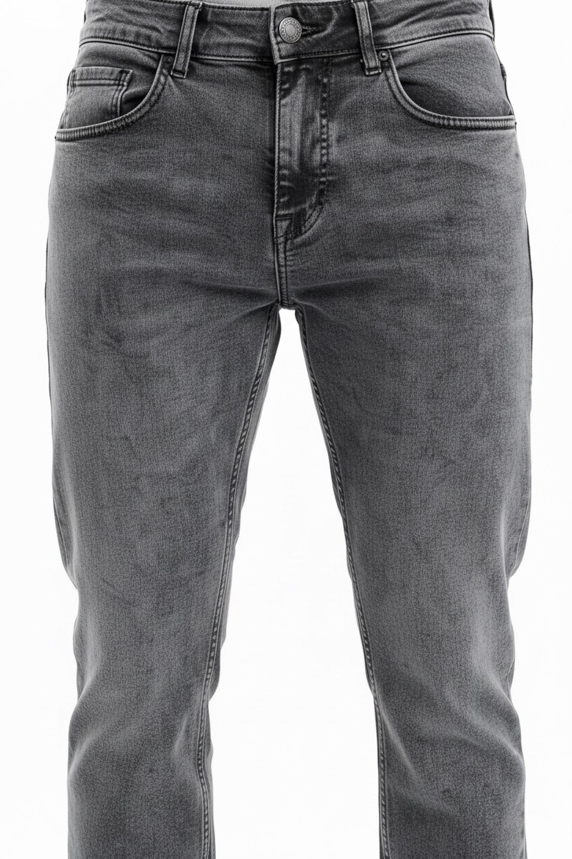 Men Regular Fit Mid-Rise Light Fade Stretchable Jeans