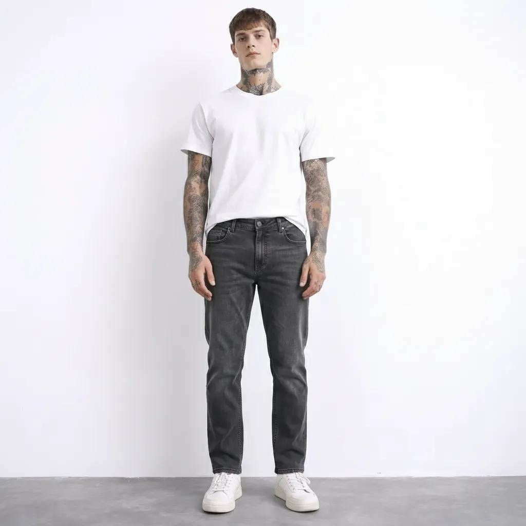 Octave Men Regular Fit Mid-Rise Stretchable Jeans