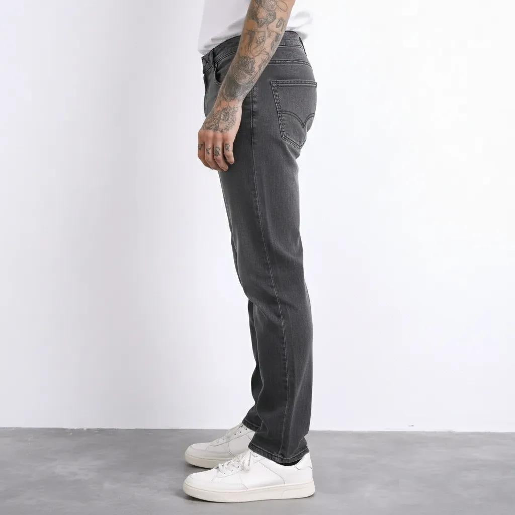 Octave Men Regular Fit Mid-Rise Stretchable Jeans