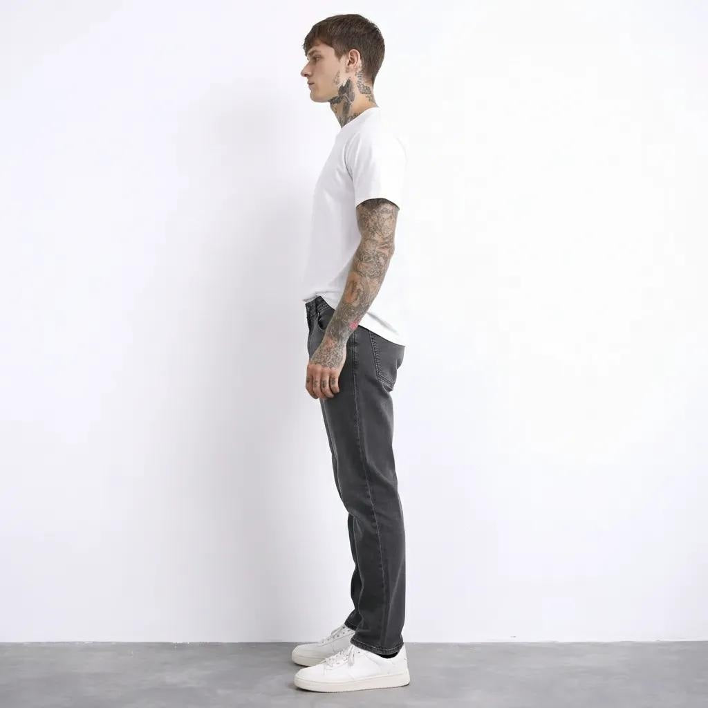 Octave Men Regular Fit Mid-Rise Stretchable Jeans