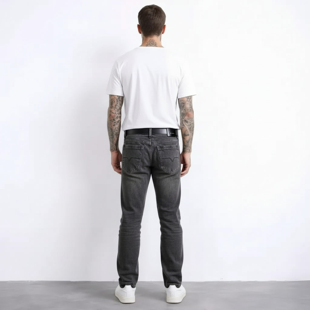 Men Regular Fit Mid-Rise Light Fade Stretchable Jeans