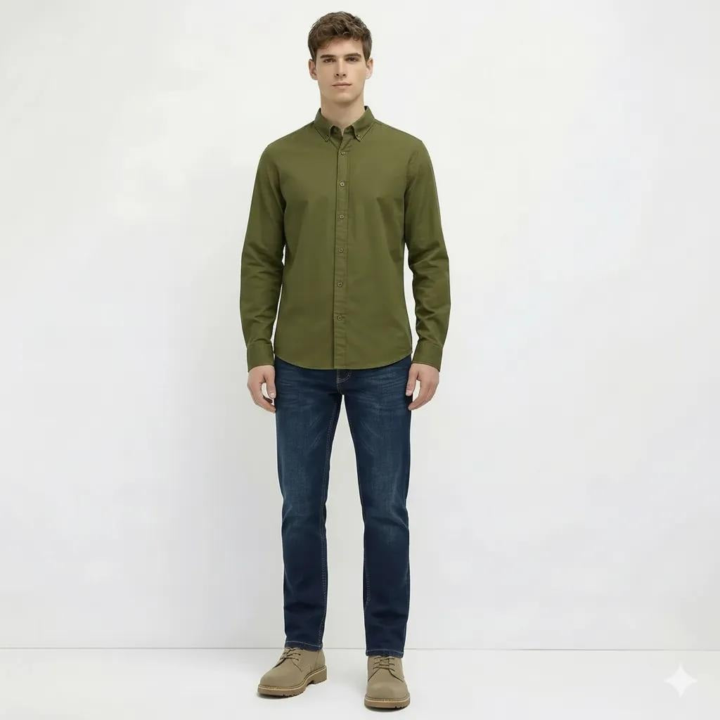Octave Men Regular Fit Mid-Rise Stretchable Jeans