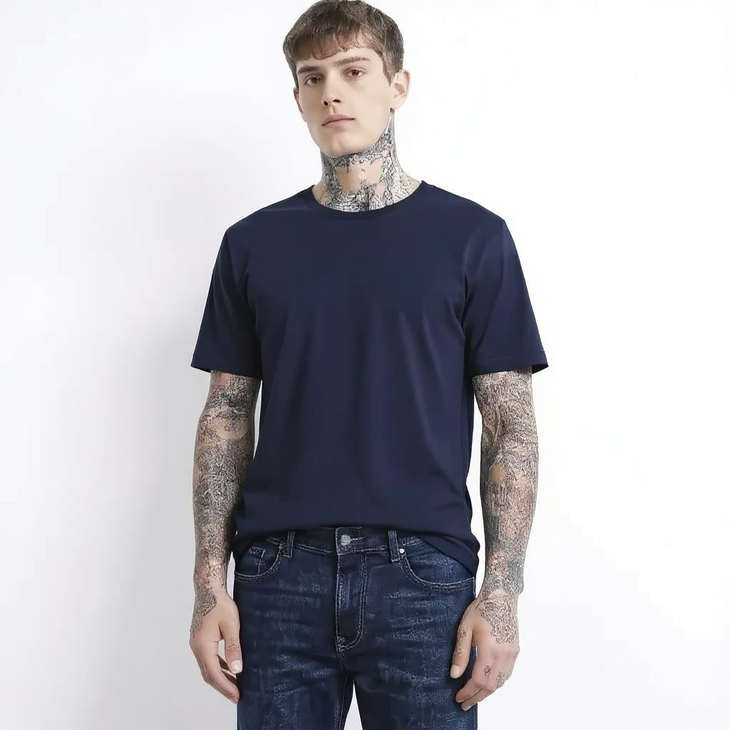 Octave Men Regular Fit Mid-Rise Stretchable Jeans