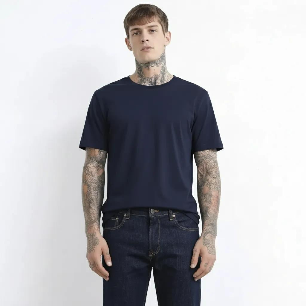 Octave Men Regular Fit Mid-Rise Stretchable Jeans