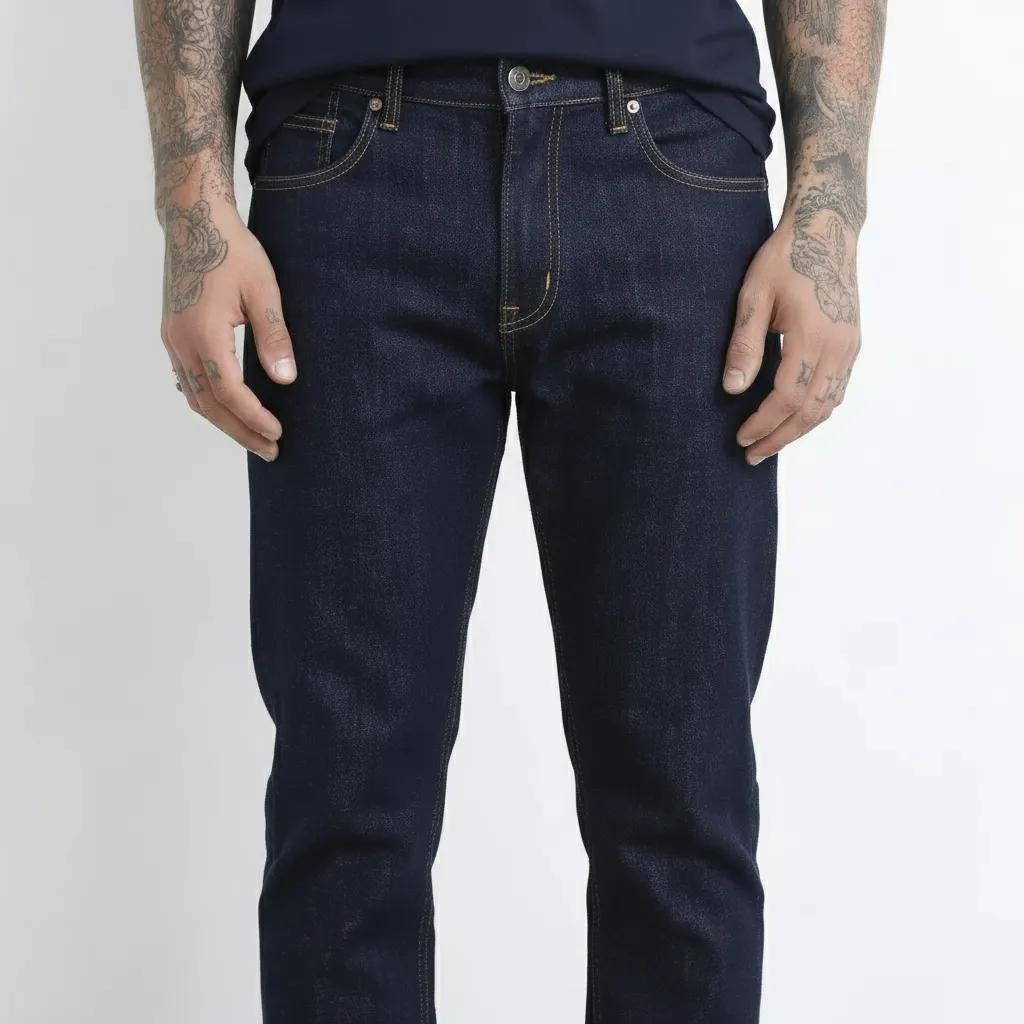 Octave Men Regular Fit Mid-Rise Stretchable Jeans