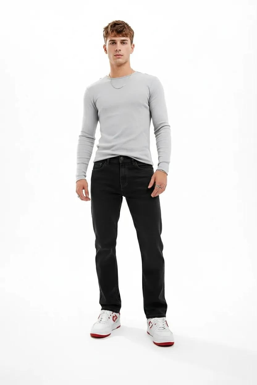 Men Regular Fit Mid-Rise Light Fade Stretchable Jeans