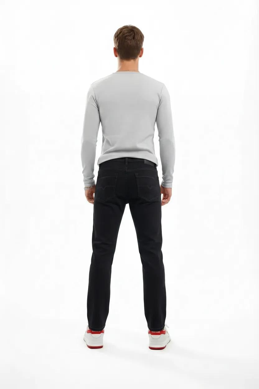 Men Regular Fit Mid-Rise Light Fade Stretchable Jeans