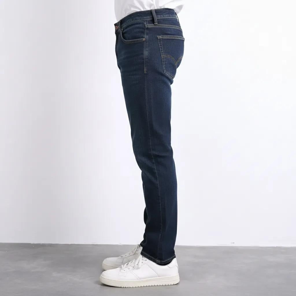 Men Regular Fit Mid-Rise Light Fade Stretchable Jeans