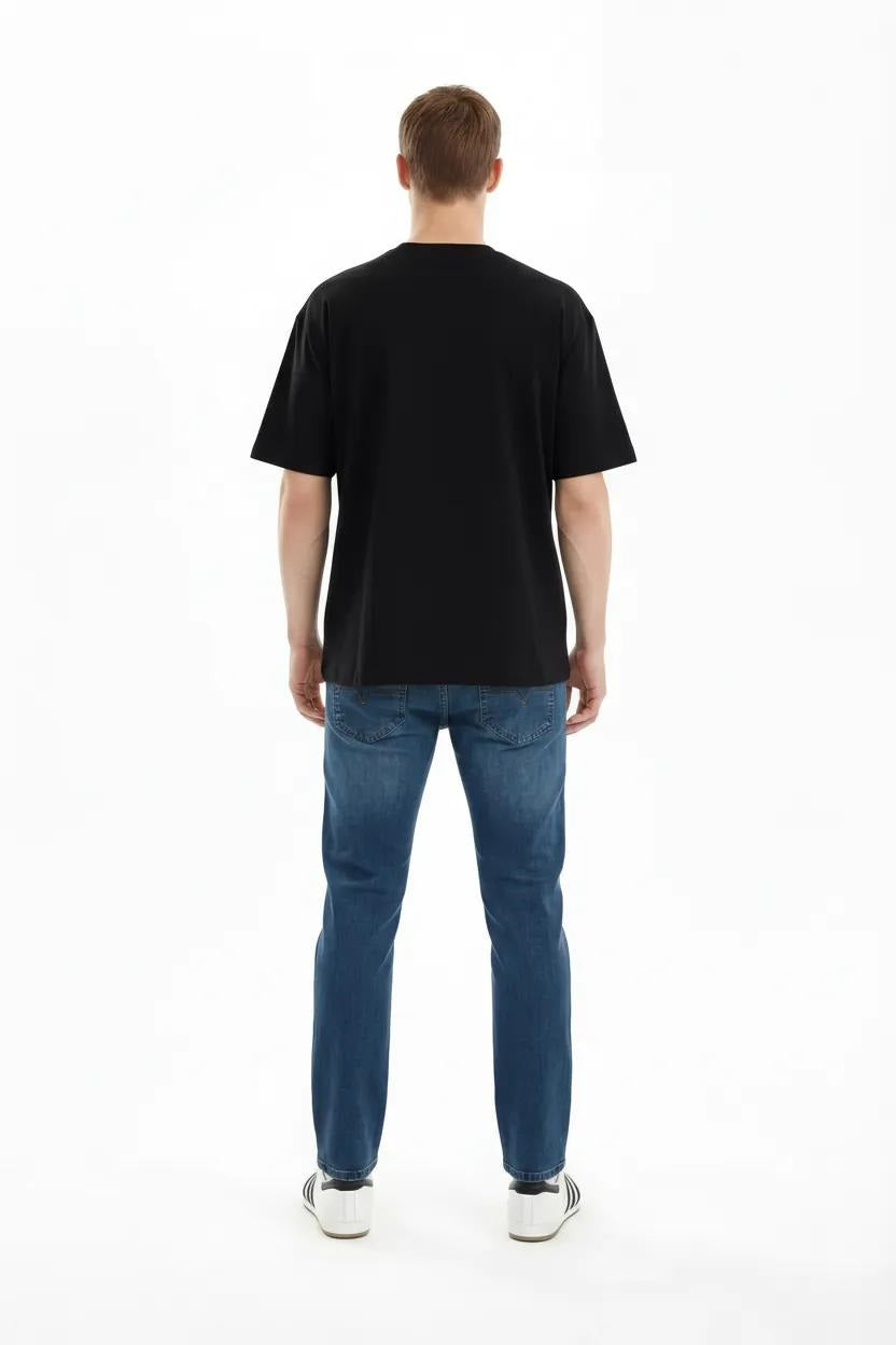 Men Regular Fit Mid-Rise Light Fade Stretchable Jeans