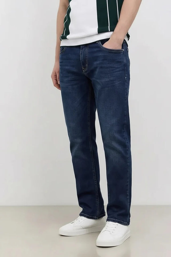 Men Regular Fit Mid-Rise Stretchable Jeans