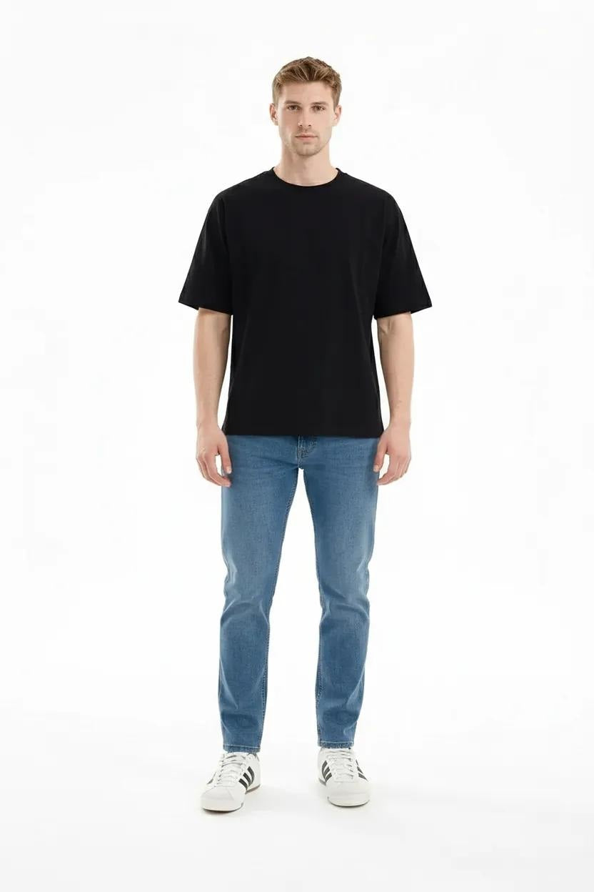 Men Regular Fit Mid-Rise Light Fade Stretchable Jeans