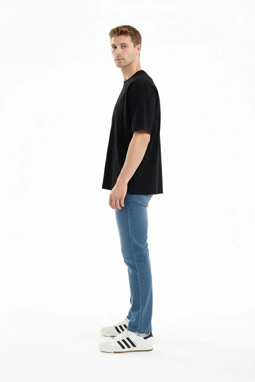 Men Regular Fit Mid-Rise Light Fade Stretchable Jeans