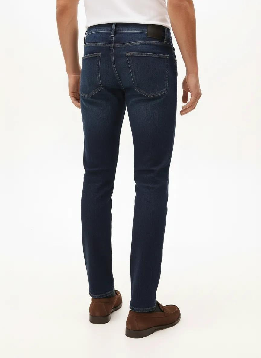 Men Slim Fit Mid-Rise Light Fade Stretchable Jeans