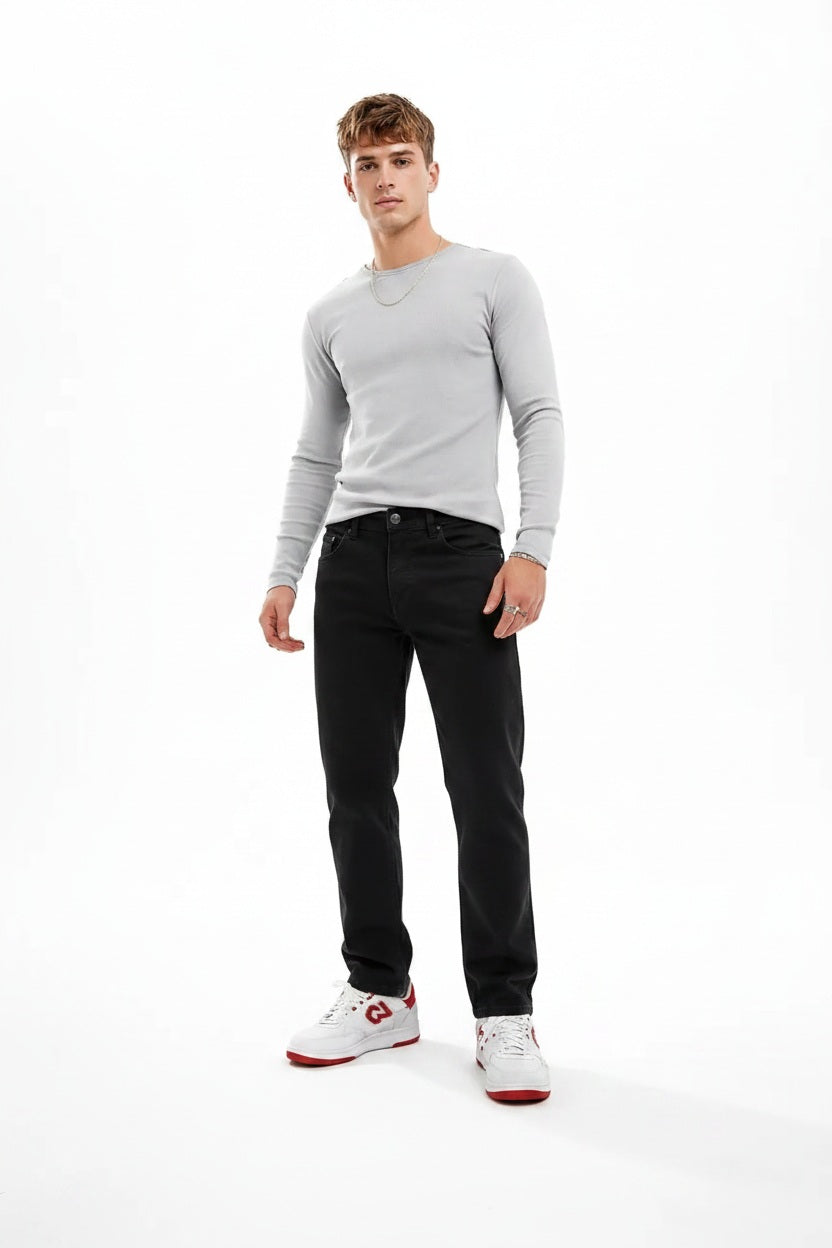 Men Slim Fit Mid-Rise Stretchable Jeans