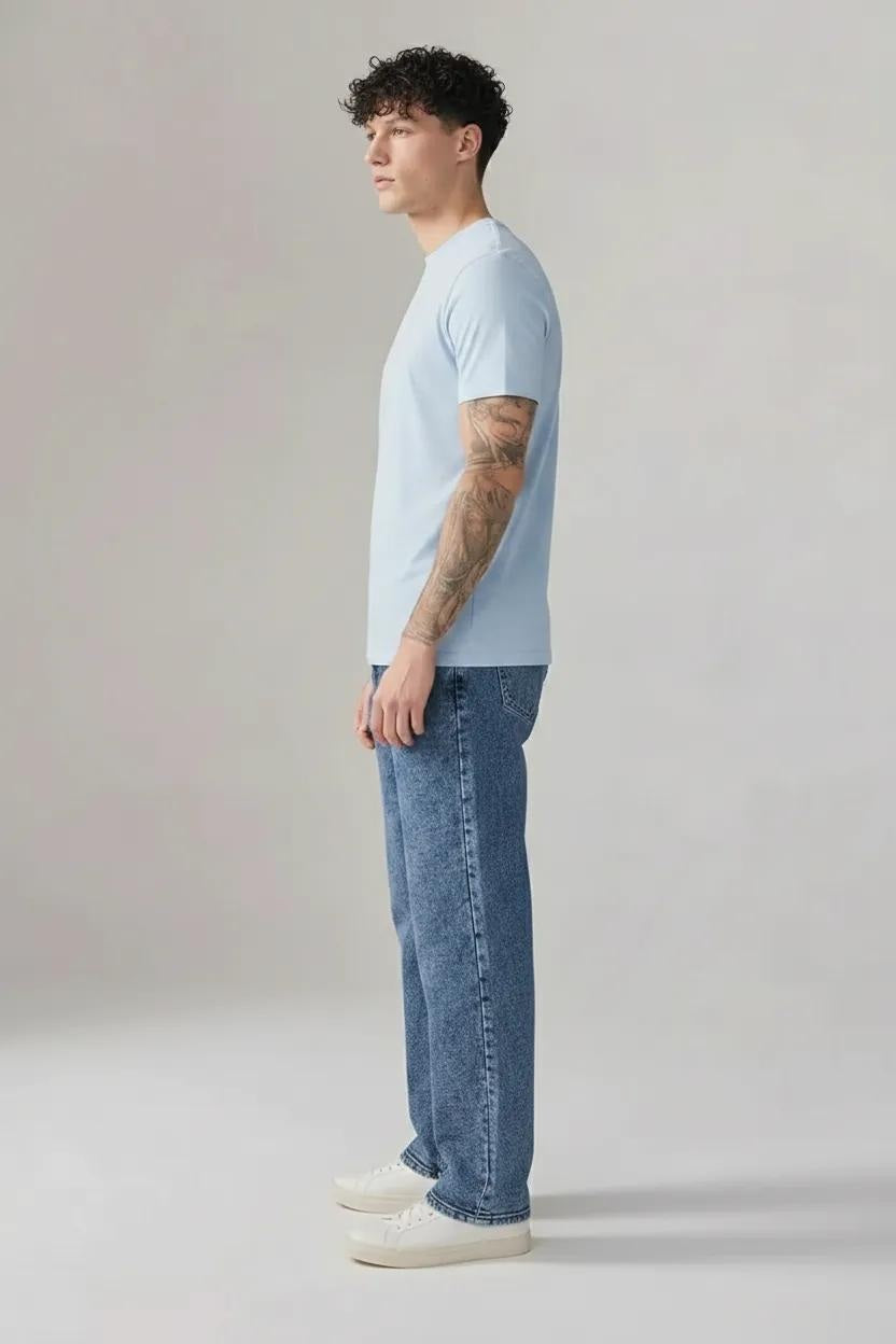 Men Slim Fit Mid-Rise Stretchable Jeans