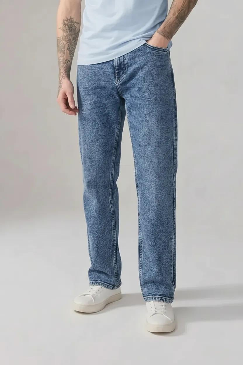 Men Slim Fit Mid-Rise Stretchable Jeans