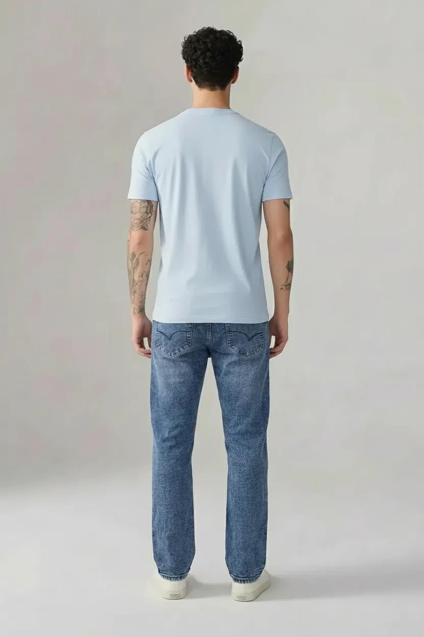 Men Slim Fit Mid-Rise Stretchable Jeans