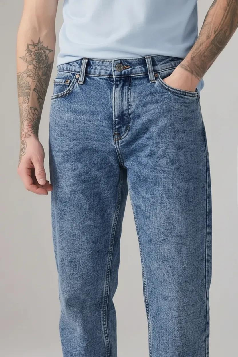 Men Slim Fit Mid-Rise Stretchable Jeans