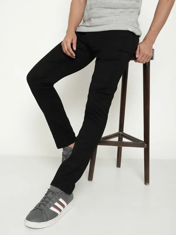 Octave Men Mid-Rise Dark Shade Cotton Stretchable Jeans