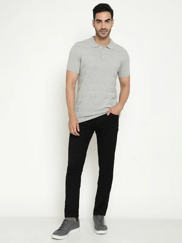 Octave Men Mid-Rise Dark Shade Cotton Stretchable Jeans