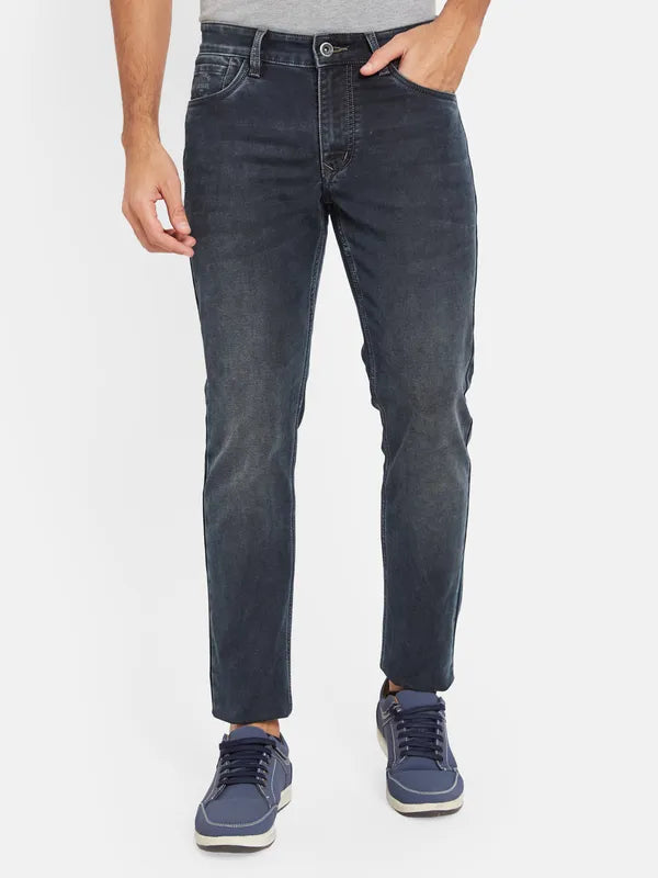 Octave Men Black Stretchable Jeans