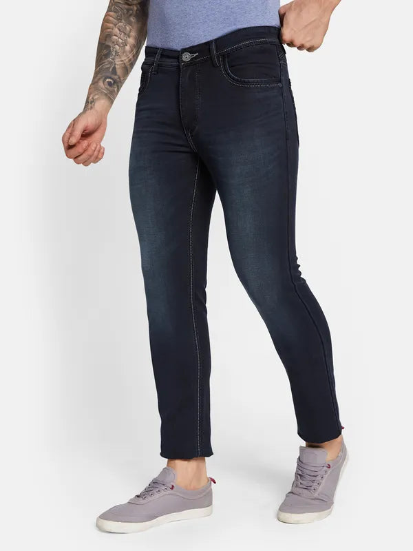 Octave Men Skinny Fit Light Fade Stretchable Jeans