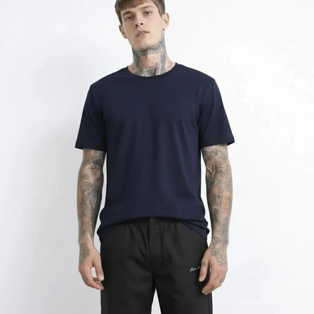 Octave Men Black Regular Fit Track Pants