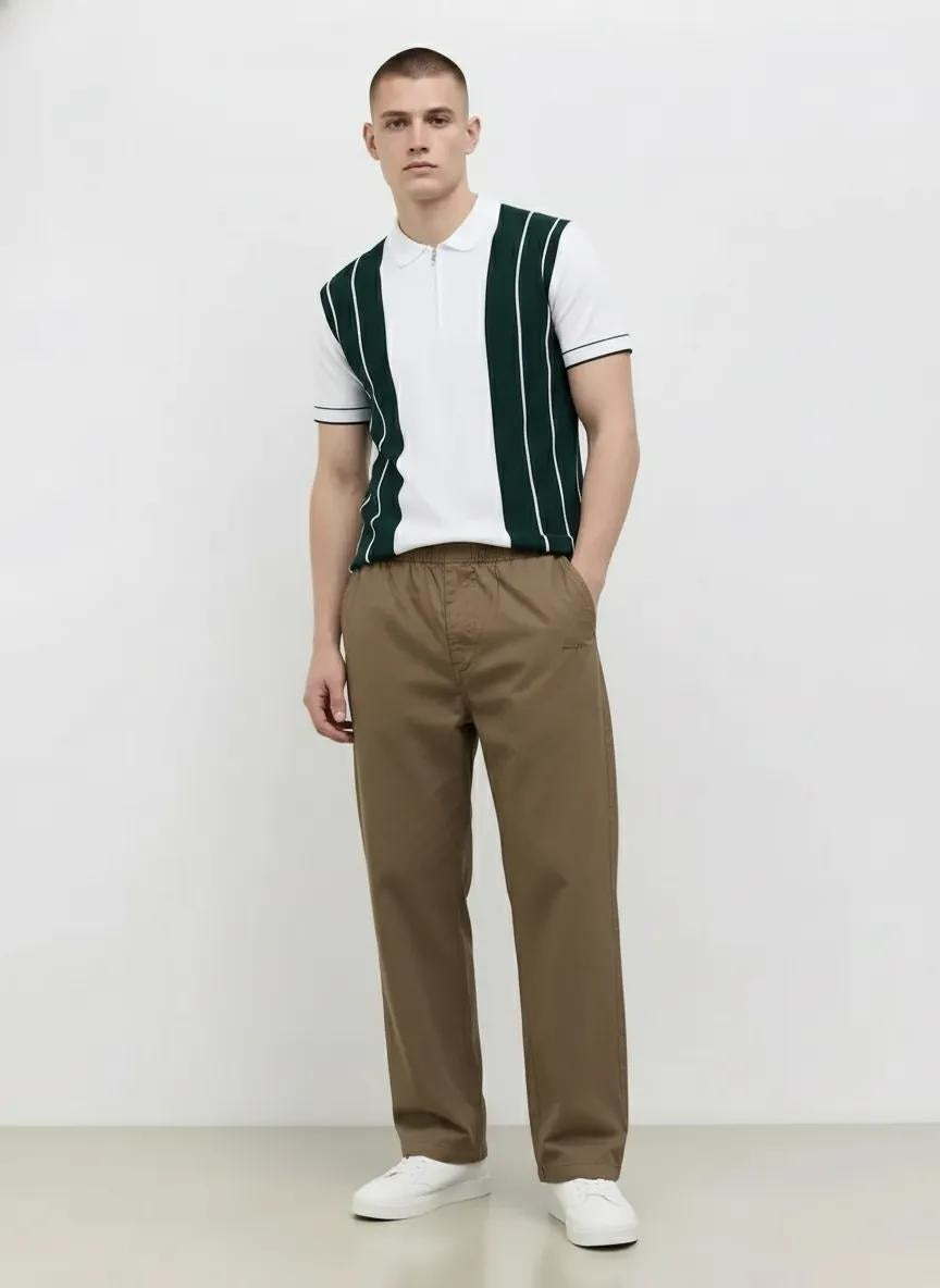 Men Regular Fit Brand Logo Training Track Pants