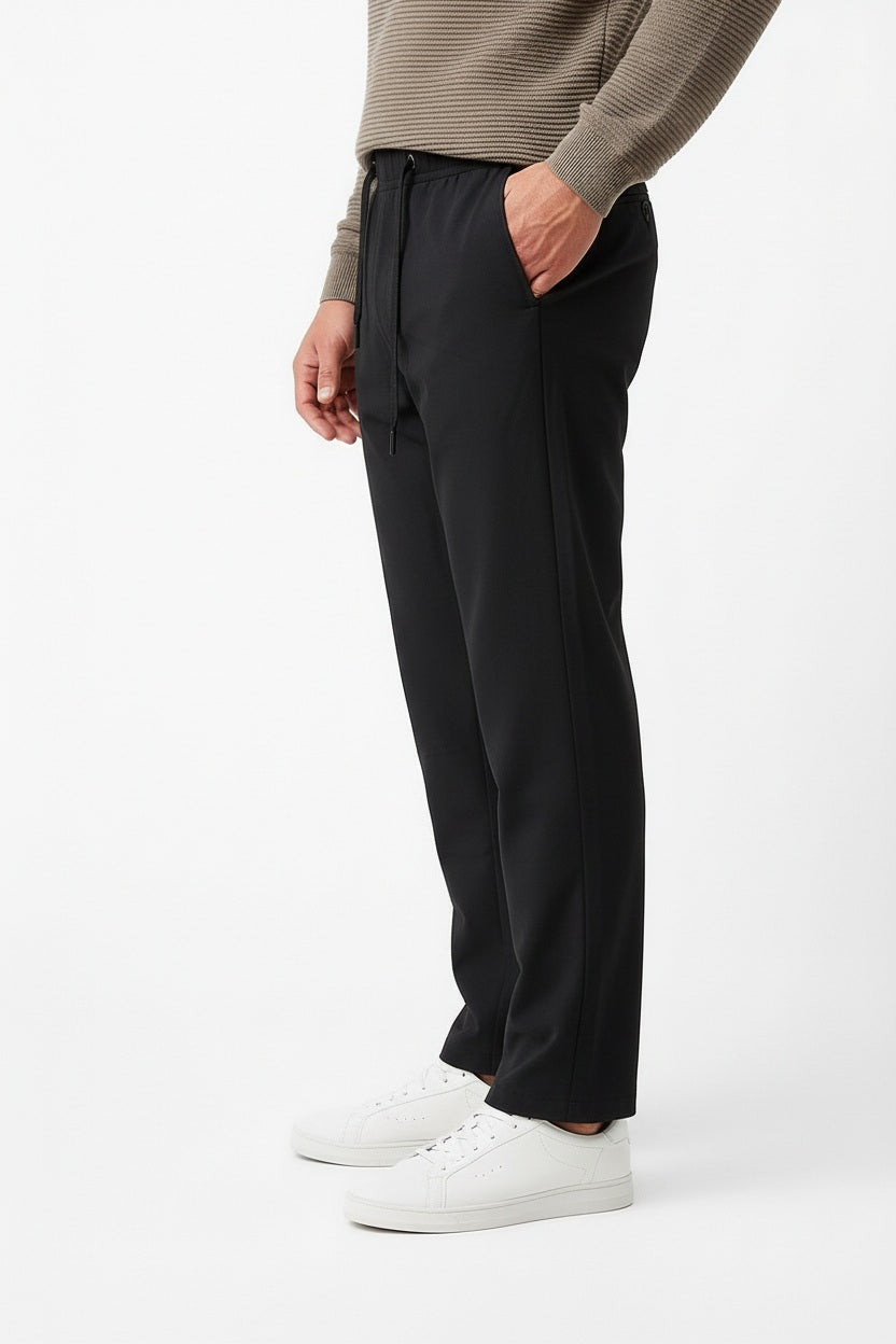 Men Cotton Mid Rise Track Pants