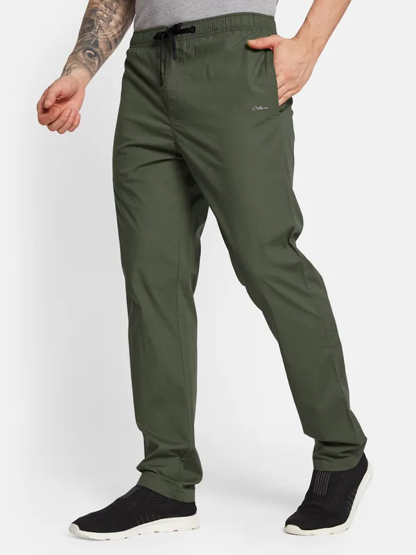 Octave Men Cotton Mid Rise Track Pants