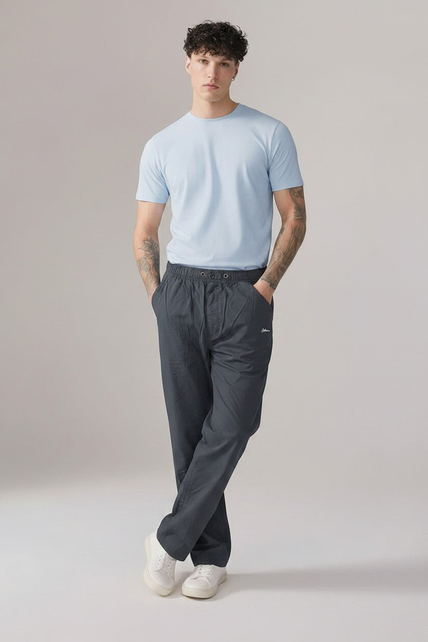 Men Air-Force Regular Fit Brand Logo Training Track Pants