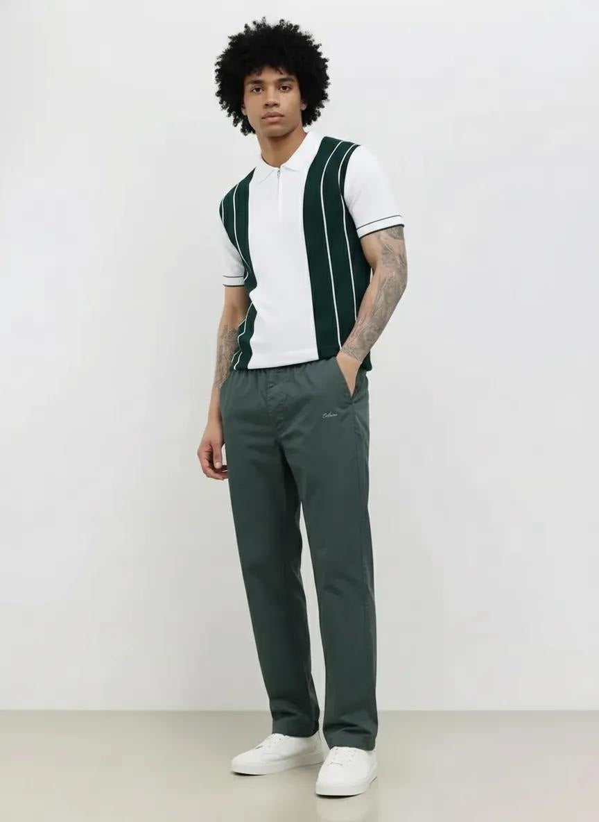 Men Gun Metal Solid Regular Fit Track Pants