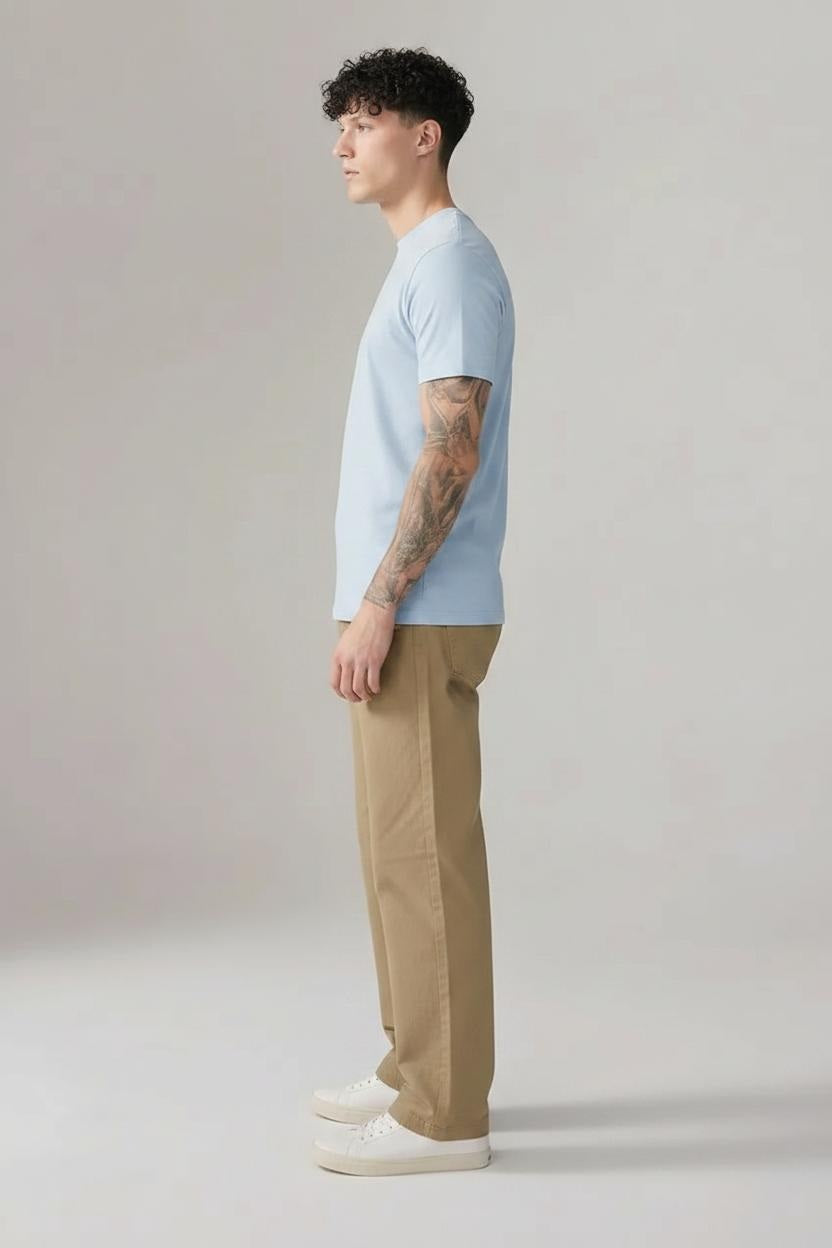 Men Khaki Regular Fit Track Pants
