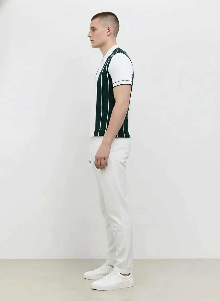 Men White Solid Regular Fit Track Pants