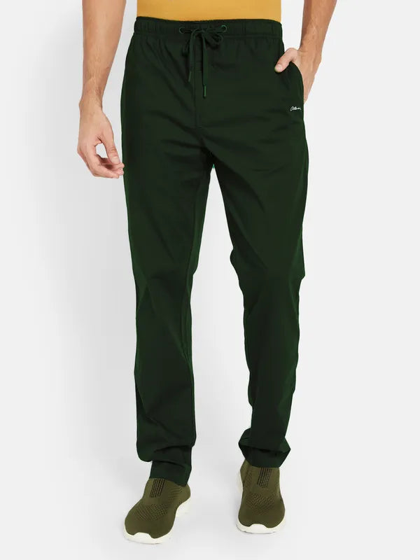 Octave Men Mid-Rise Training Or Gym Cotton Track Pant