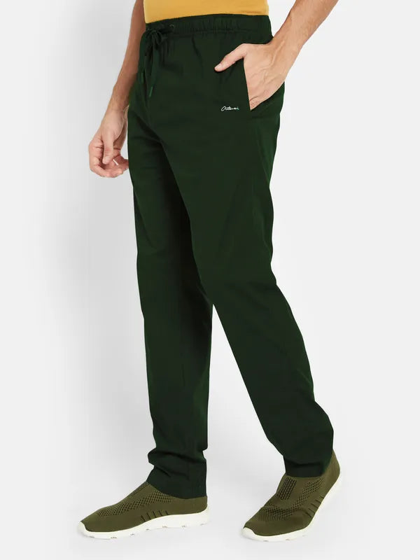 Octave Men Mid-Rise Training Or Gym Cotton Track Pant