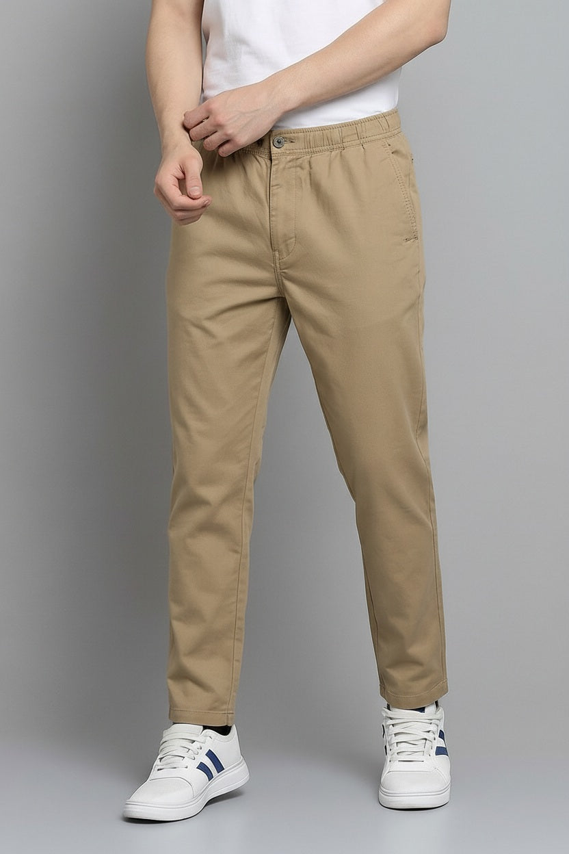 Men Solid Trackpants