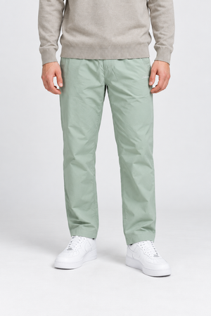 Men’s Poplin Sage Lower in Duck Colour – Regular Fit Woven Casual Pants