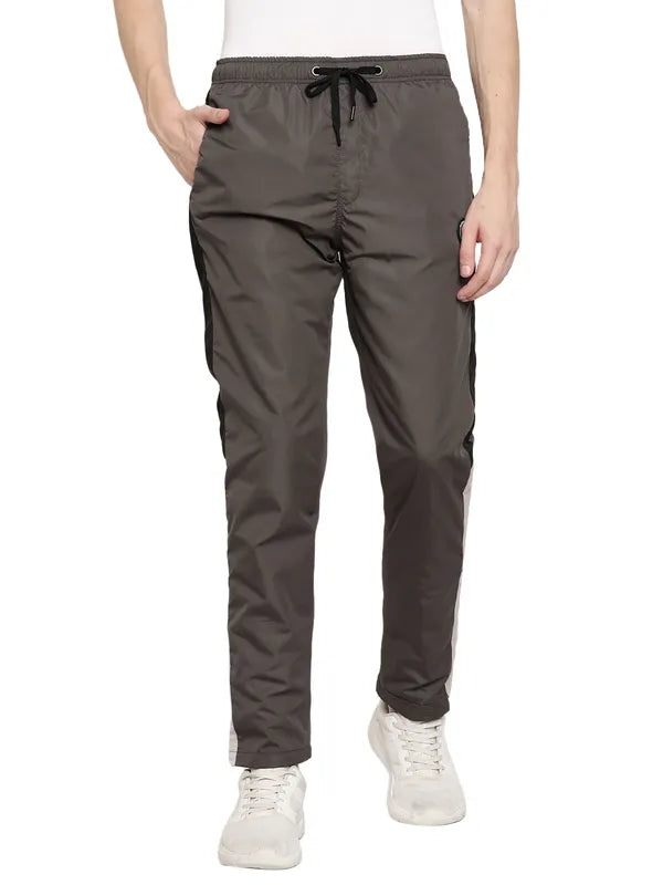 Octave Men Grey Cotton Track Pants