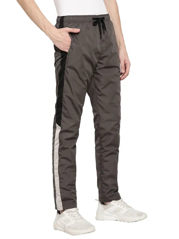 Octave Men Grey Cotton Track Pants