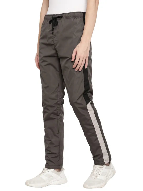 Octave Men Grey Cotton Track Pants