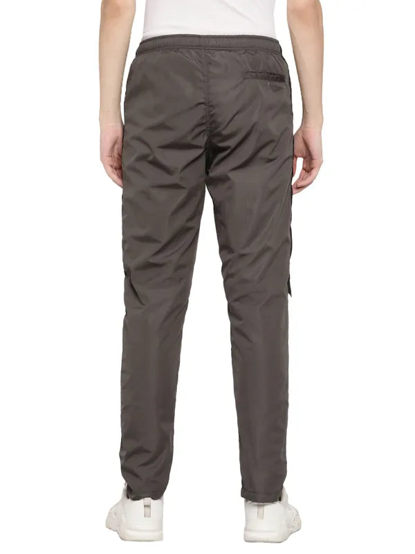 Octave Men Grey Cotton Track Pants