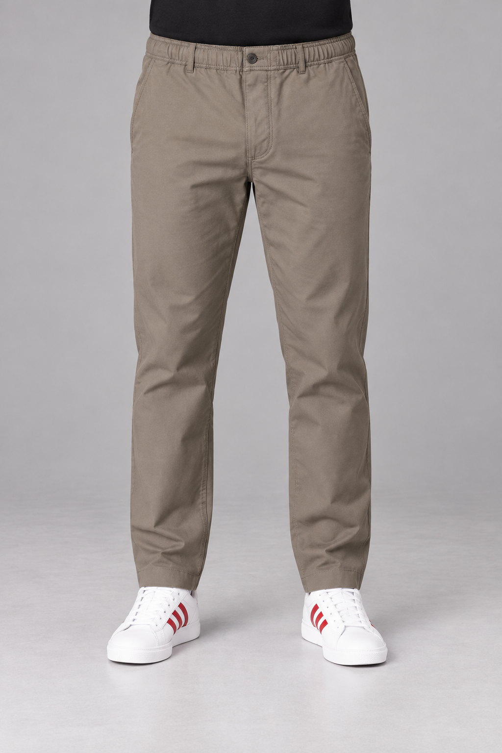 Men’s Ultra Warm Parachute Lower in Choco – Regular Fit Winter Track Pants
