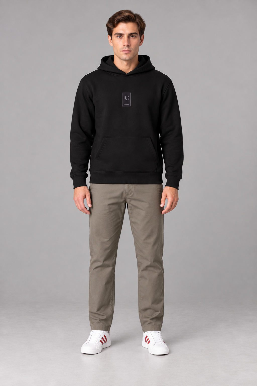 Men’s Ultra Warm Parachute Lower in Choco – Regular Fit Winter Track Pants