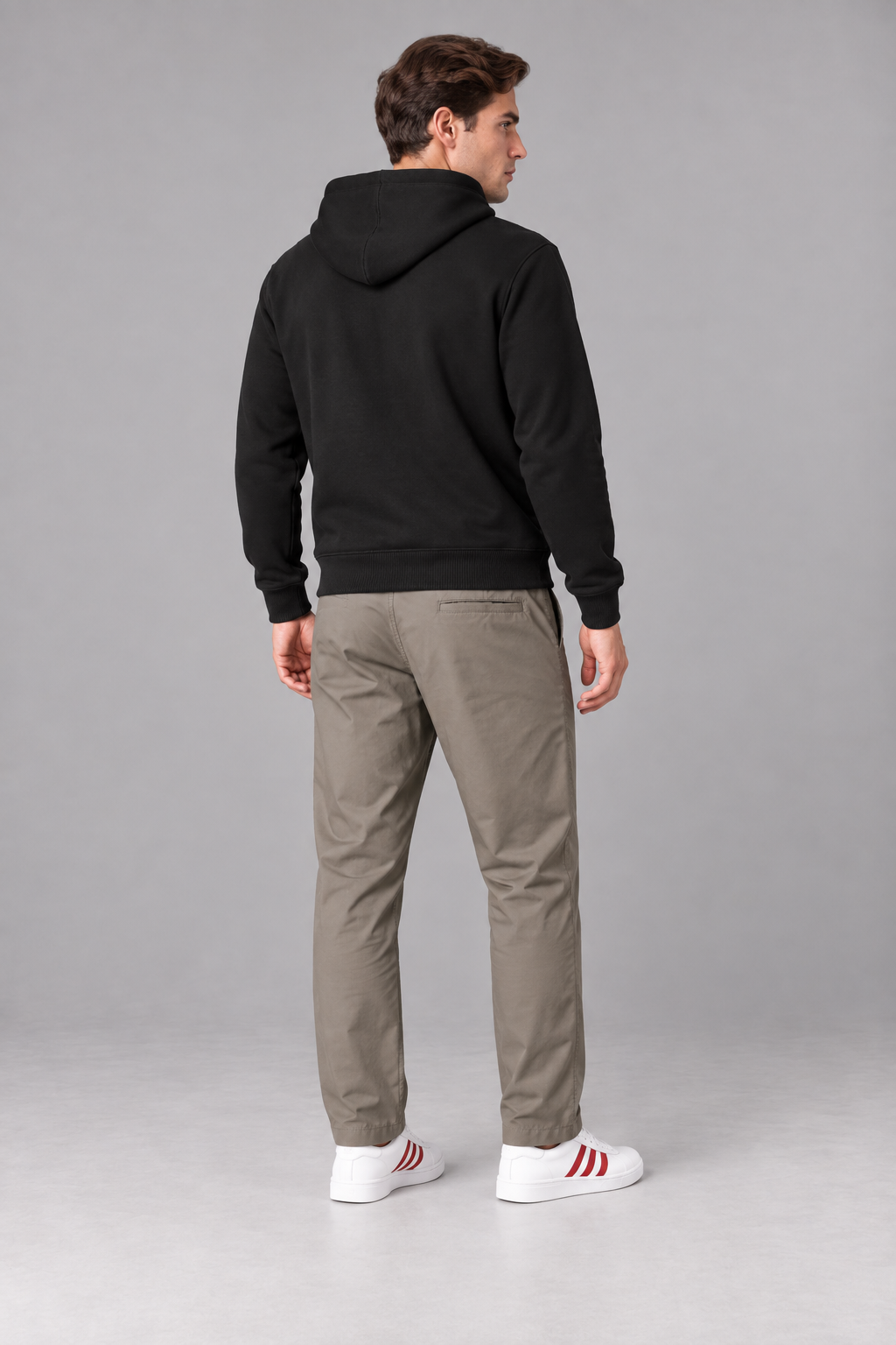 Men’s Ultra Warm Parachute Lower in Choco – Regular Fit Winter Track Pants