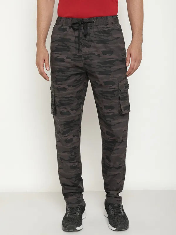 Octave Men Camouflage Printed Cotton Track Pant