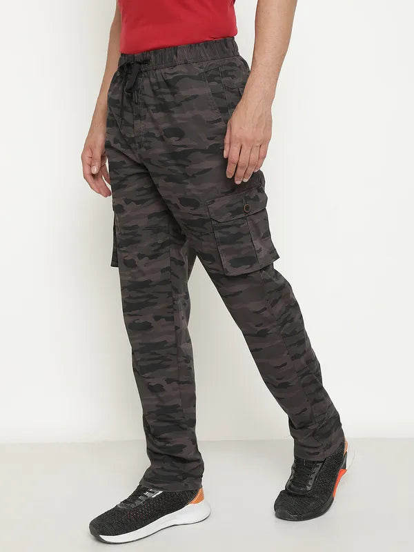 Octave Men Camouflage Printed Cotton Track Pant