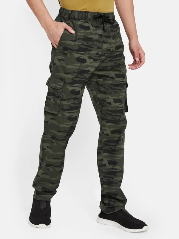 Camouflage Print Lower With Cargo Pockets